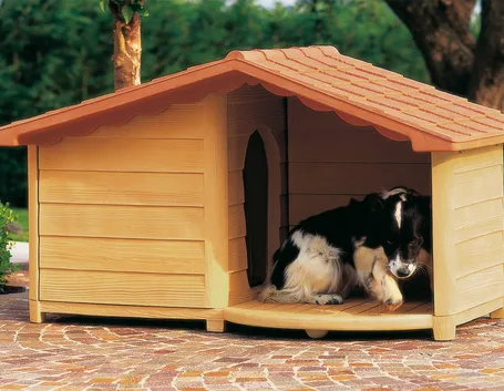 Un modello di cuccia per cani