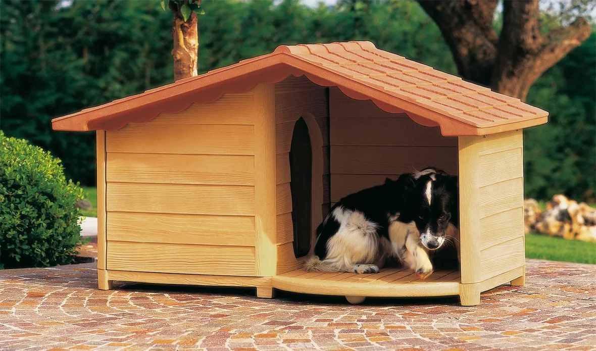 Un modello di cuccia per cani