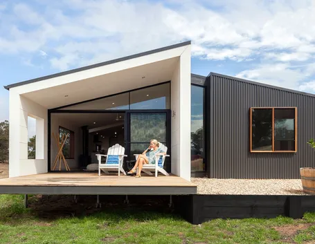 Villa prefabbricata minimalista