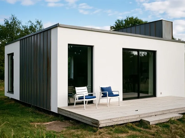 Villa prefabbricata minimalista