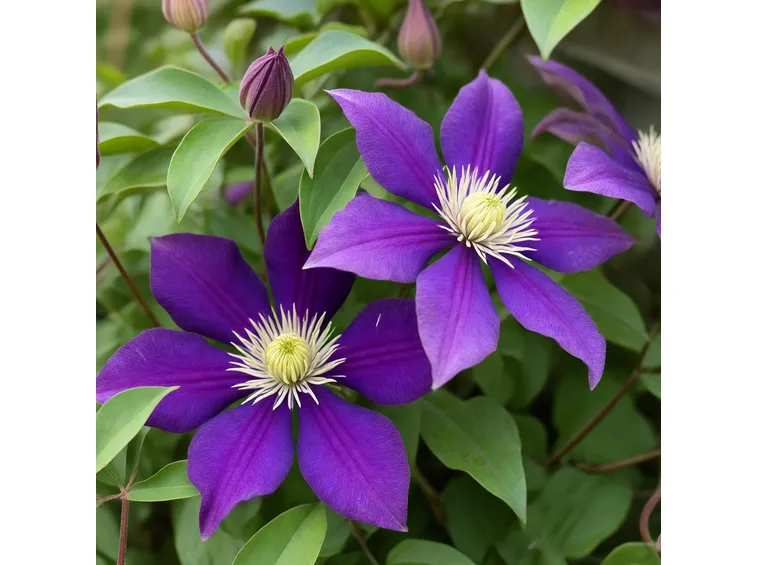 Clematis bicolore