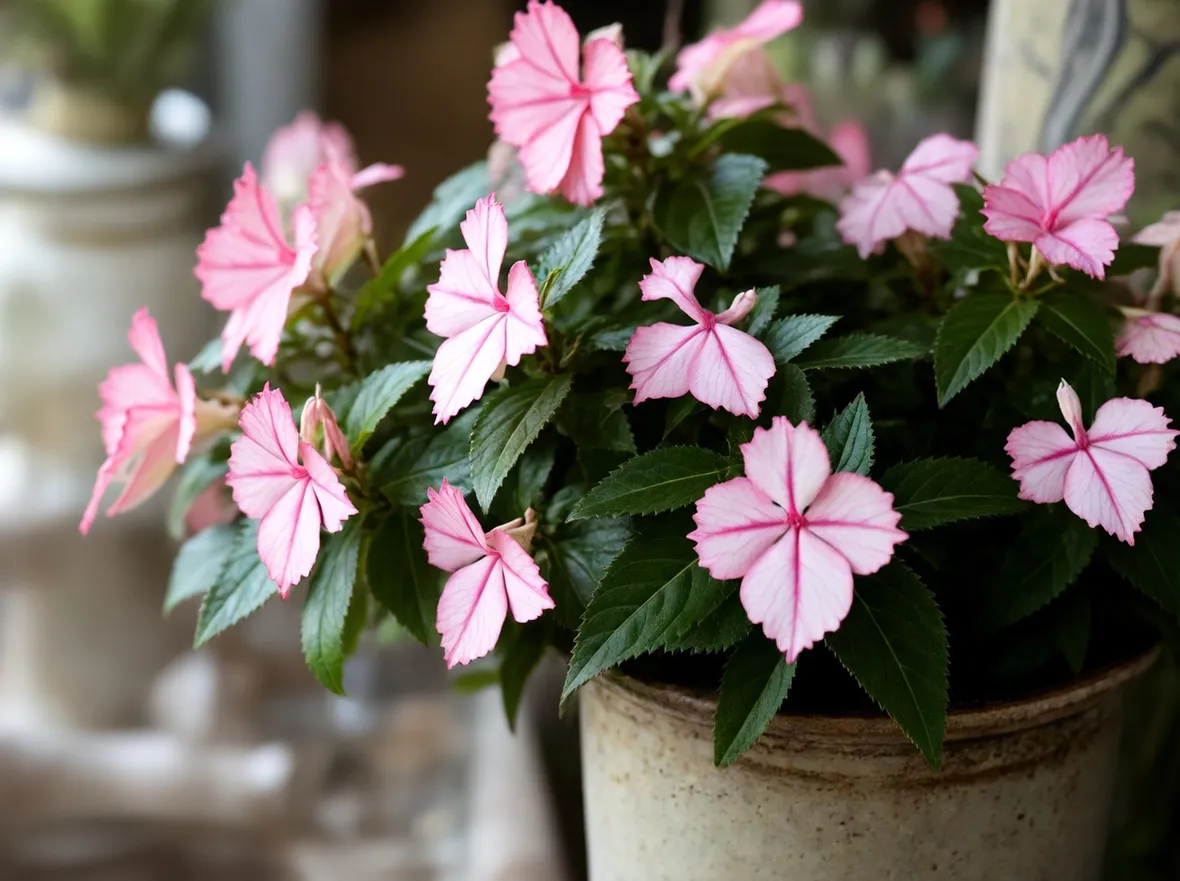 Esemplari di Impatiens Nuova Guinea