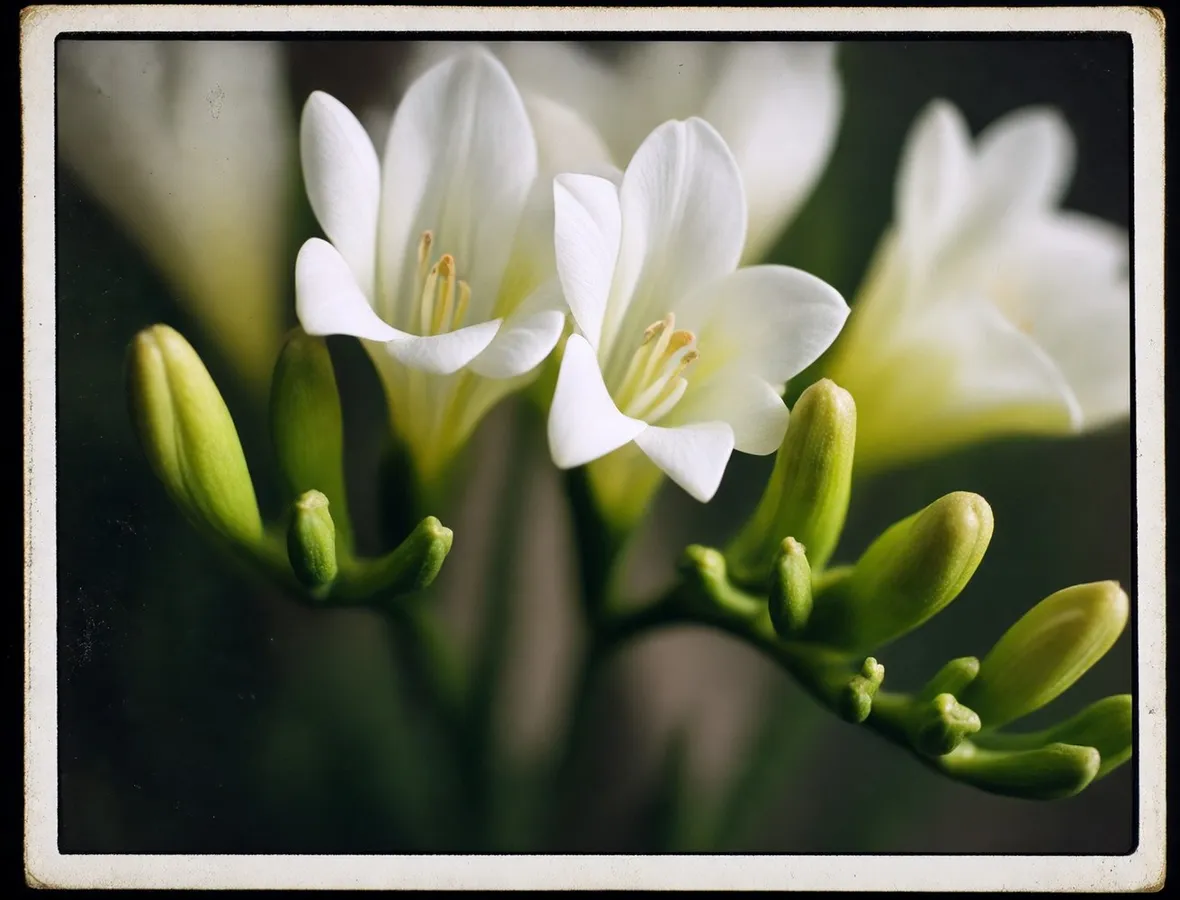 Fiori di Fresia bianchi