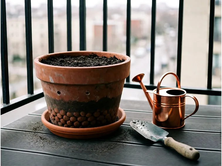 Vaso, drenaggio e terriccio: la base prima di piantare