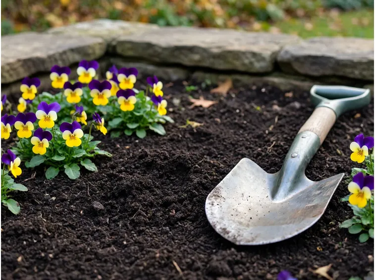 Mettere a dimora le viole nelle aiuole: terreno, esposizione e distanze