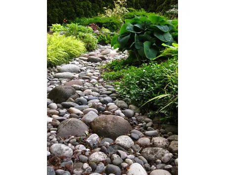 Giardino roccioso su diversi livelli