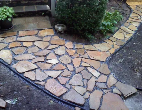 Vialetto pietra mosaico