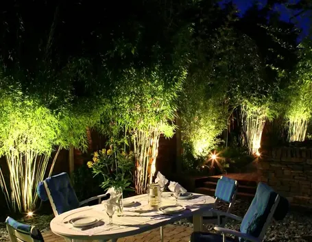 Giardino illuminato