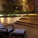 Giardino illuminato con led