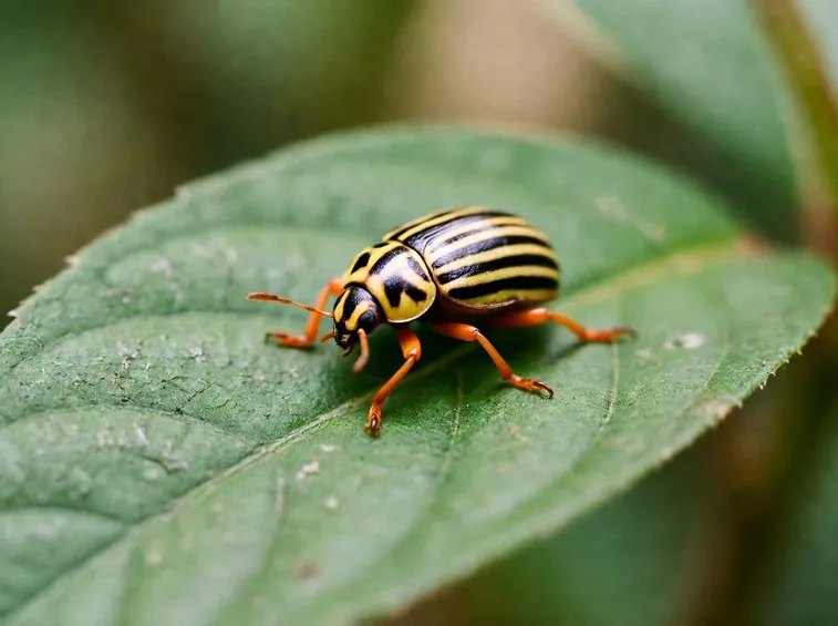 Coleottero foglia