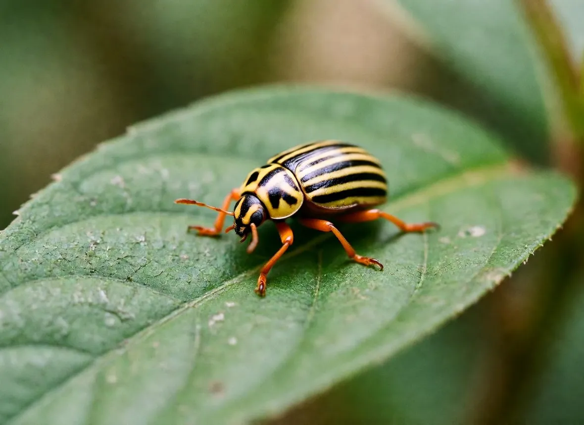 Coleottero foglia
