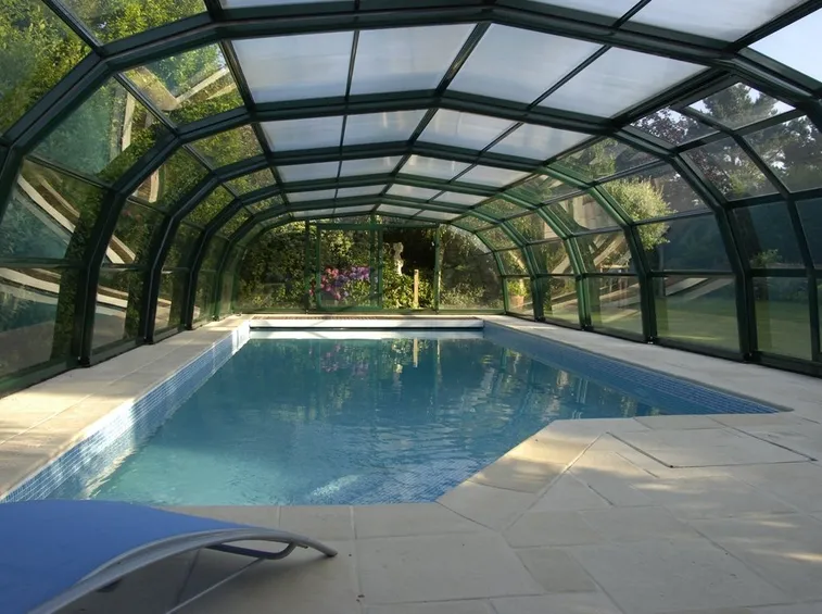 Copertura telescopica per piscina