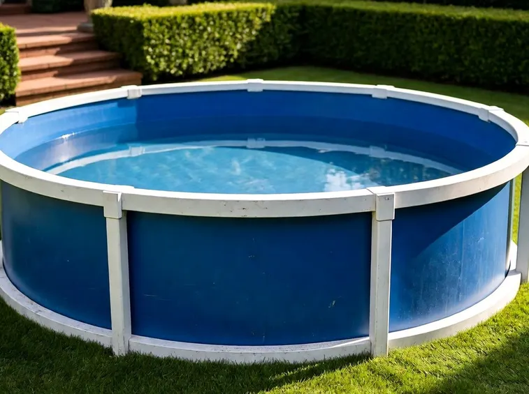 Relax in una piscina da giardino Intex