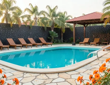 Esempio di piscina prefabbricata
