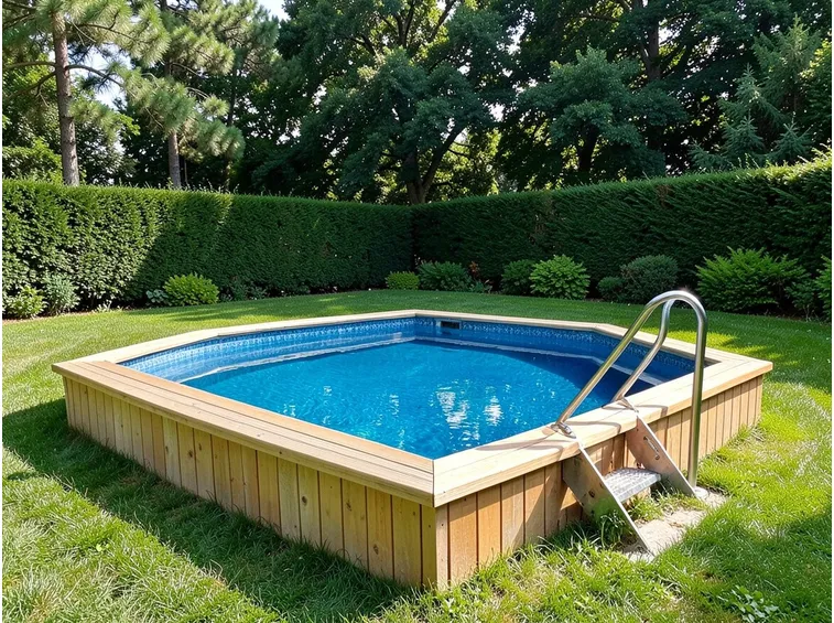 piscina seminterrata