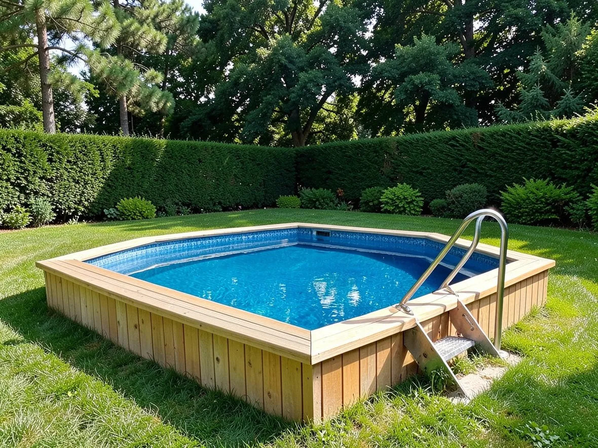 piscina seminterrata