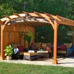 Esempio di pergole in legno