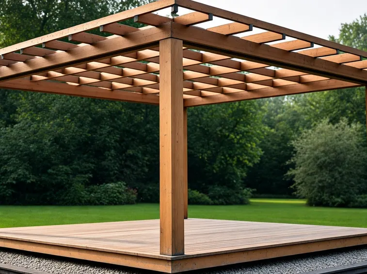 Grande pergola esterna