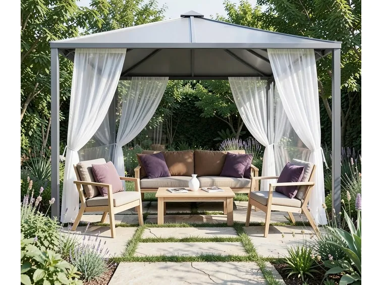 Tende in PVC per zona relax