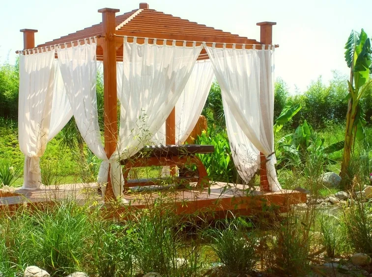 tende gazebo in legno