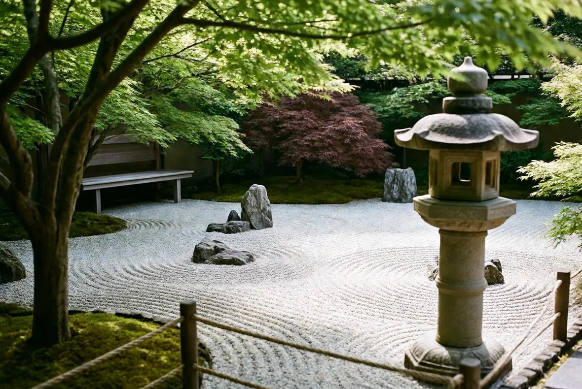 Esempio di giardino zen