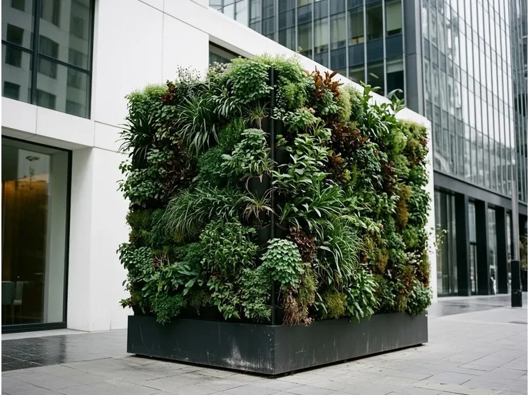 Parete verde in città