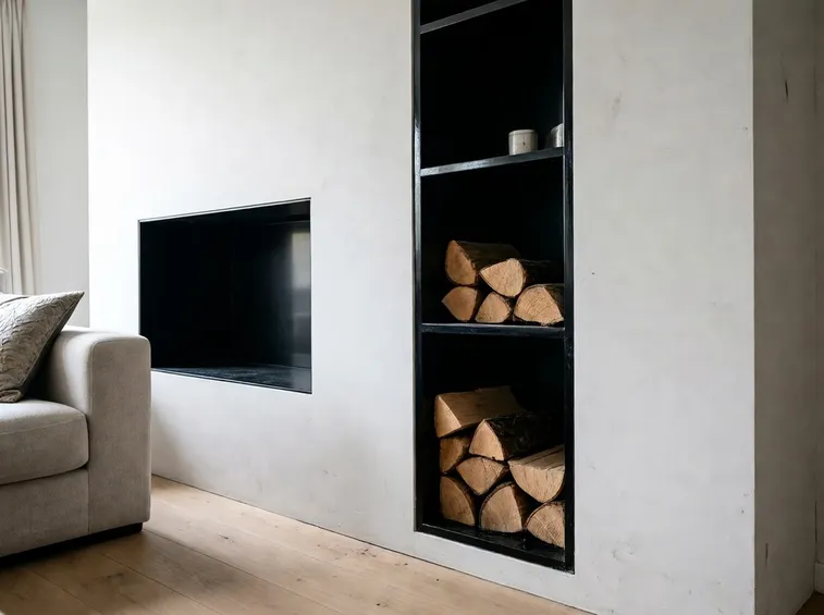 Rivestimento termocamino in cartongesso