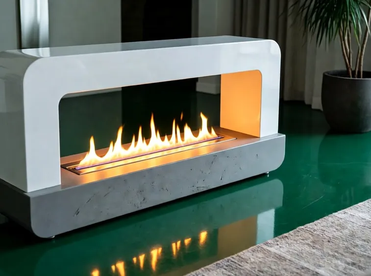 Caminetto a bioetanolo di design