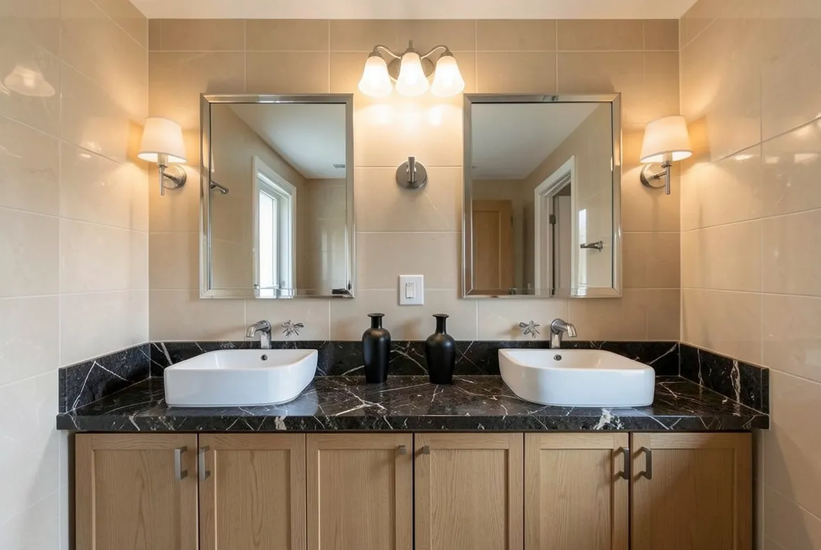 Esempio di illuminazione bagno