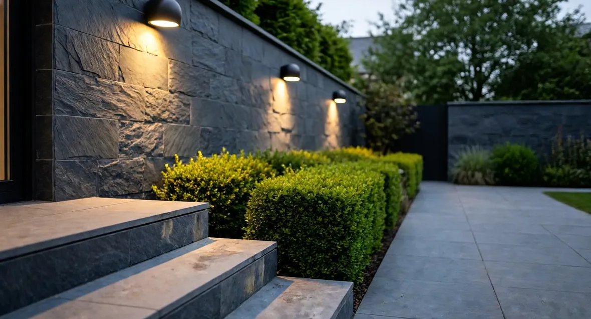 Esempio di illuminazione da giardino