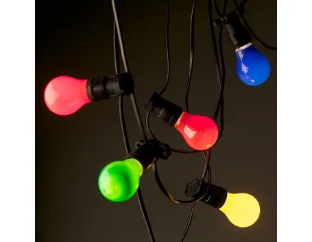 Lampadine colorate esterno