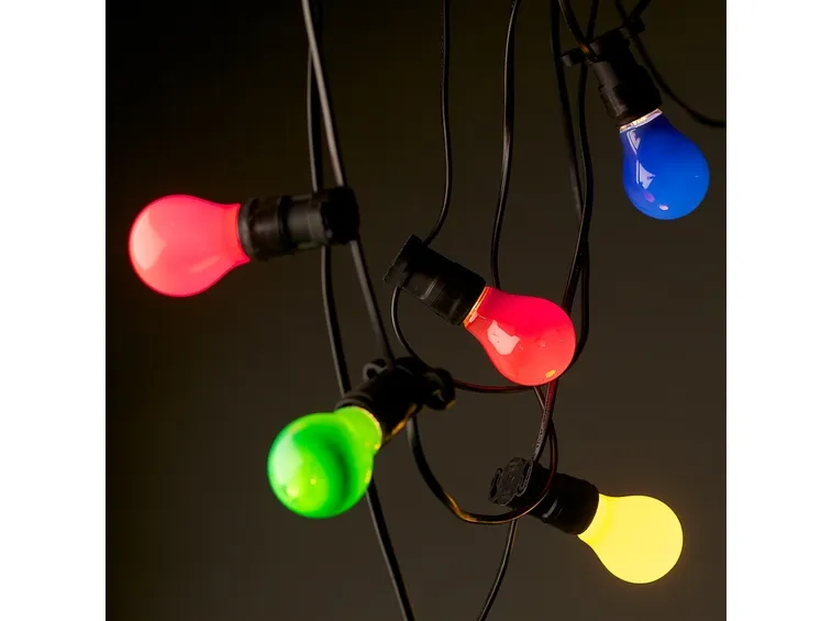 Lampadine colorate esterno