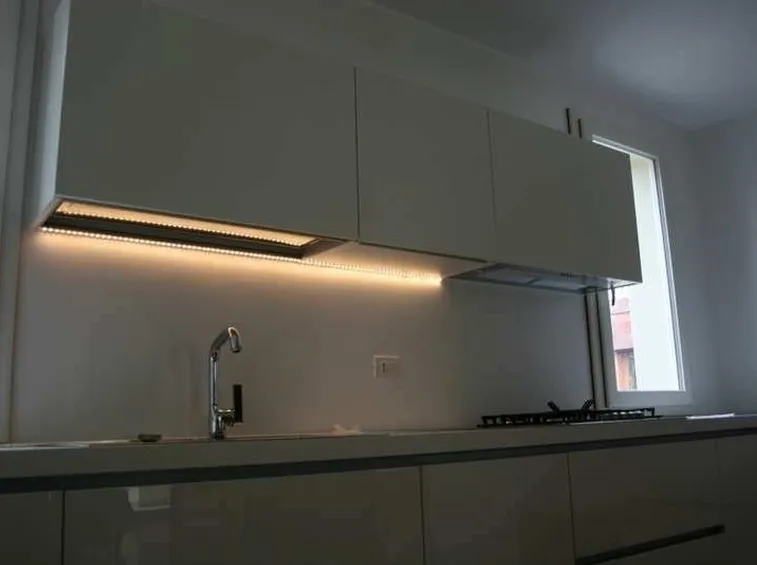 Cucina con led strip