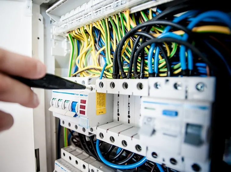 Particolare di un impianto elettrico