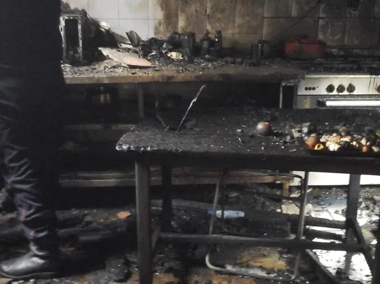 Incendio provocato da cortocircuito