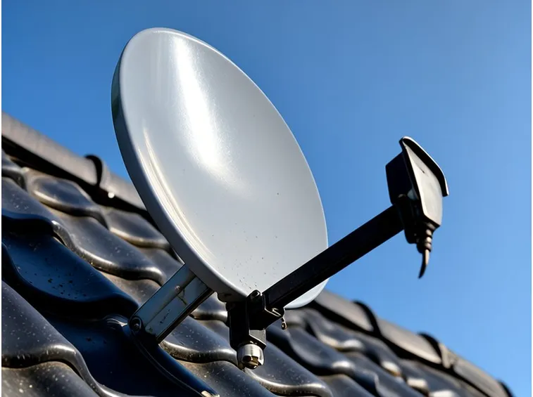 Antenna parabolica su tetto