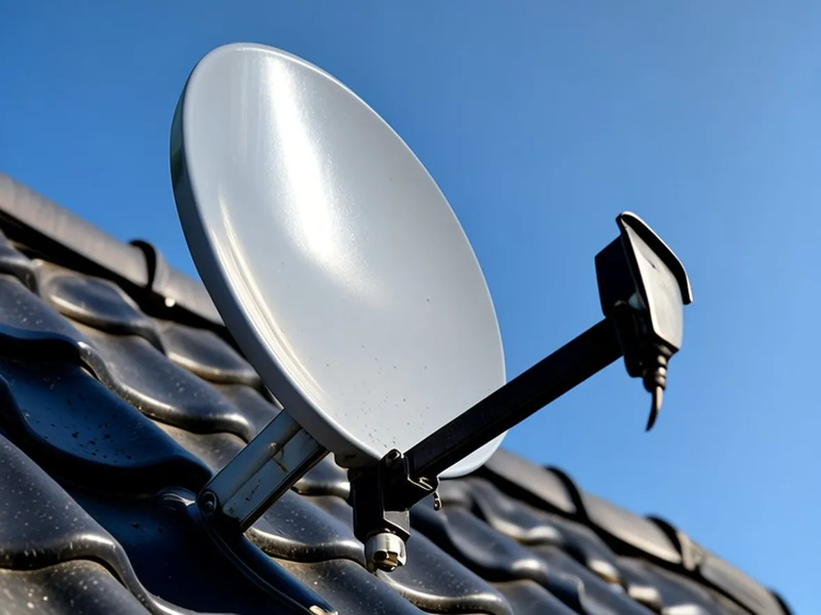 Antenna parabolica su tetto