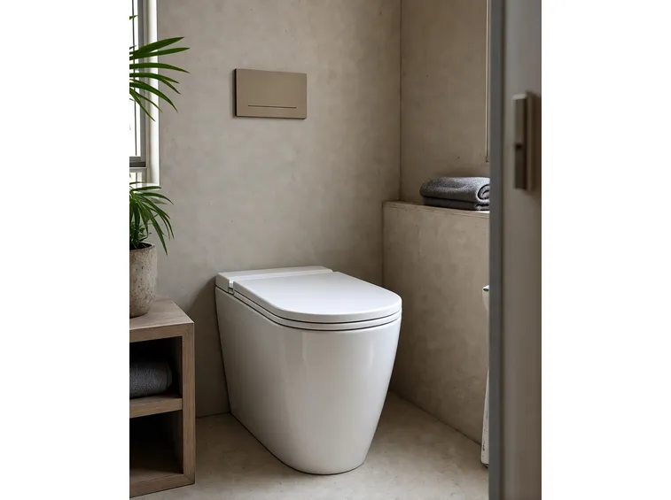 Cassetta di scarico wc integrata
