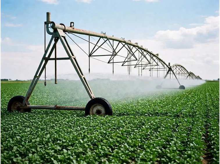 Irrigazione a pioggia in agricoltura