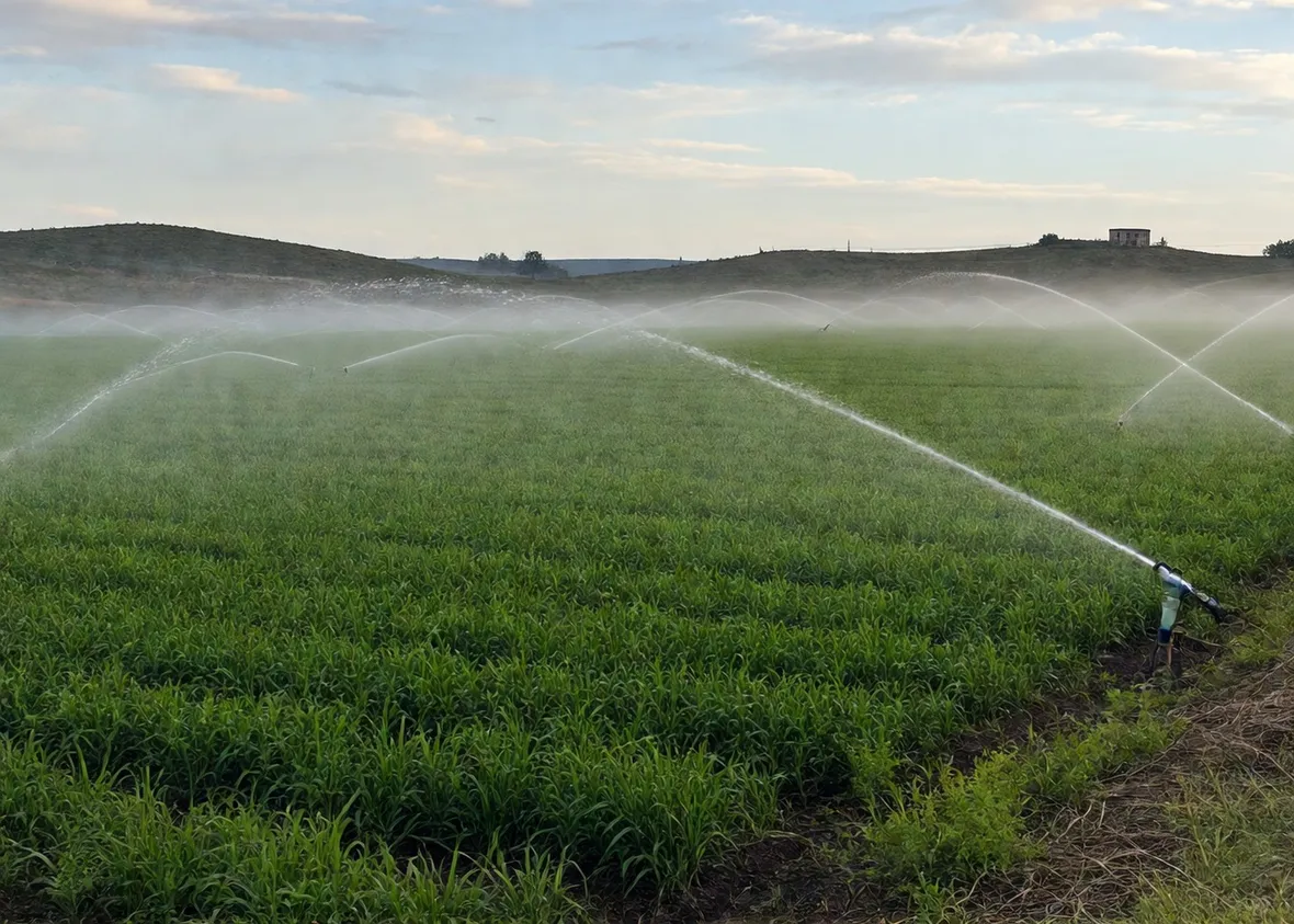 Impianto agricolo irrigazione a pioggia