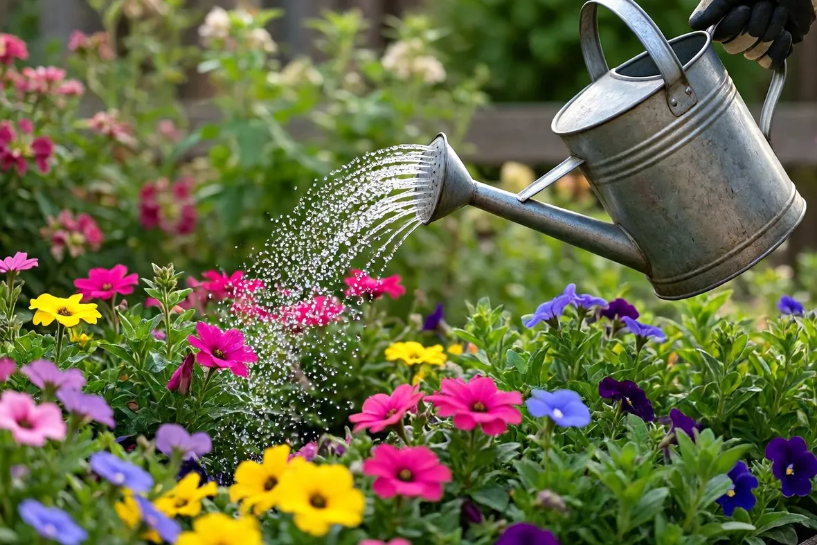 annaffiare fiori