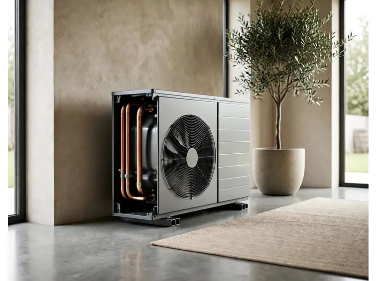 Sezione di una pompa di calore