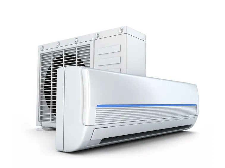 Unità esterna ed interna della pompa di calore