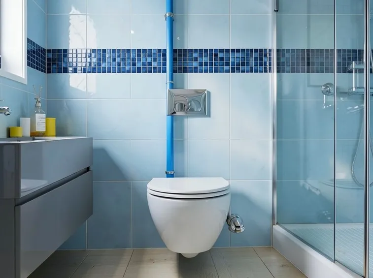 Esempio di sistema Sanitrit incassato nel muro