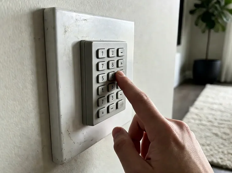 Allarme tramite codice di sicurezza