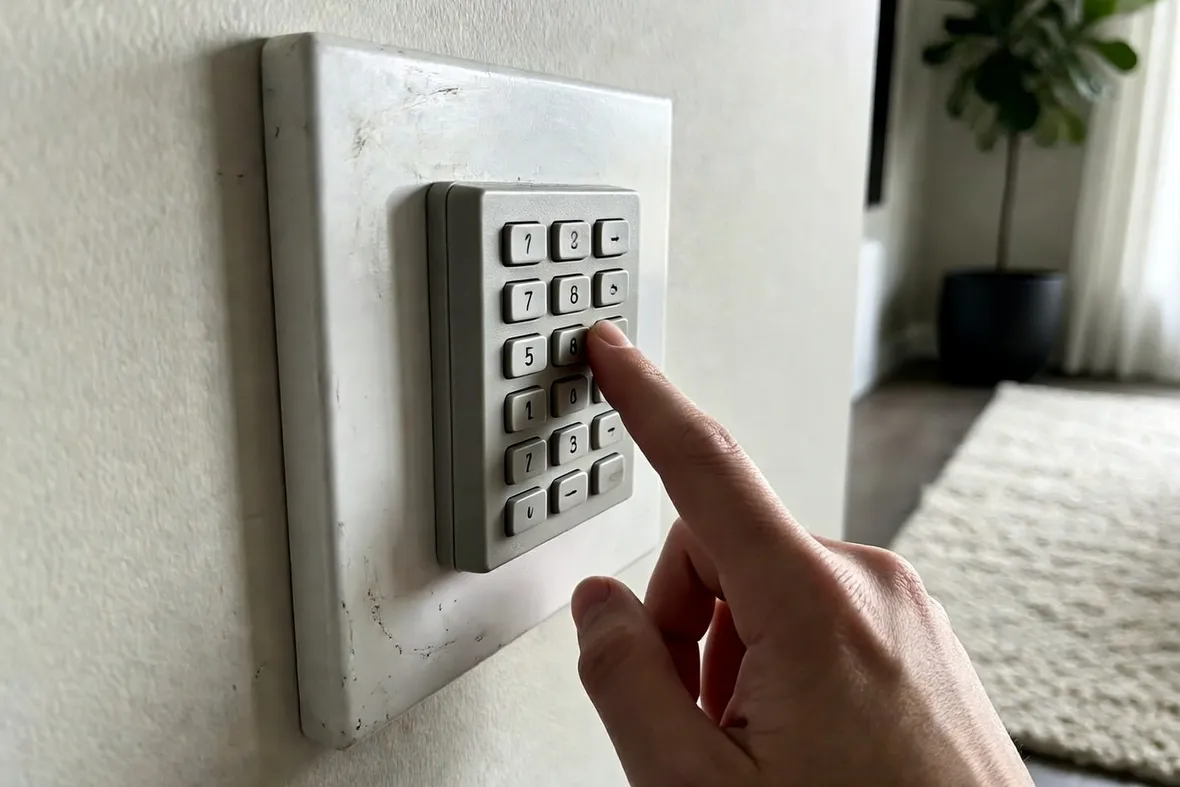 Allarme tramite codice di sicurezza