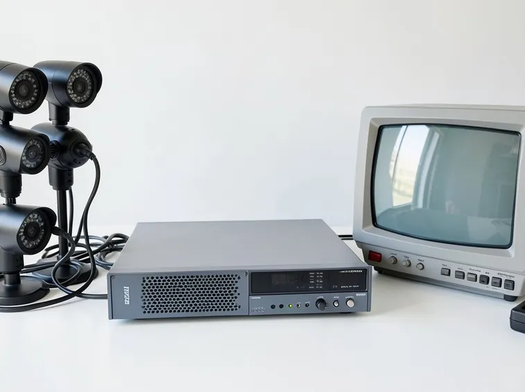 Schema di videosorveglianza analogica