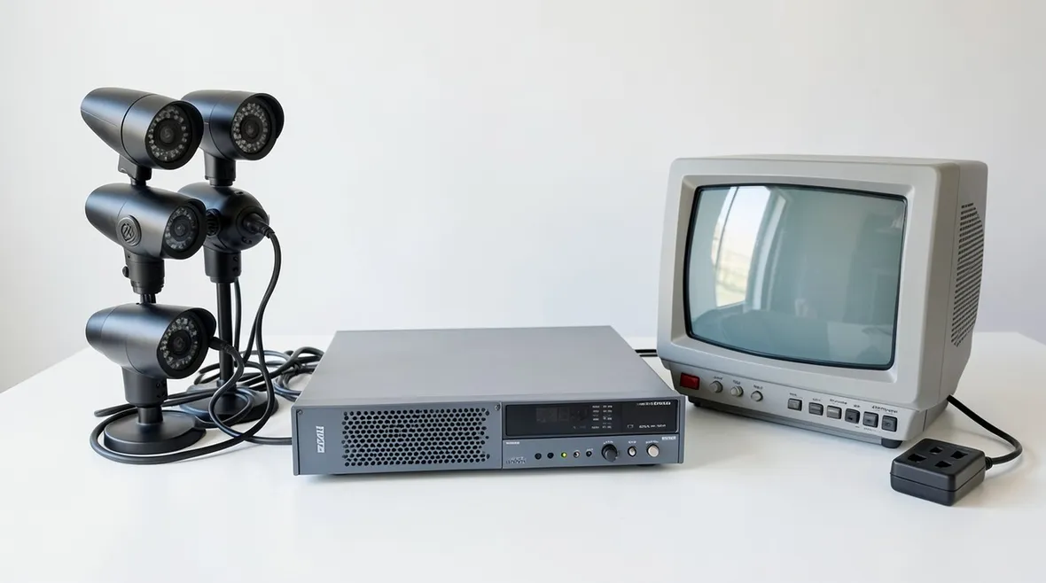 Schema di videosorveglianza analogica