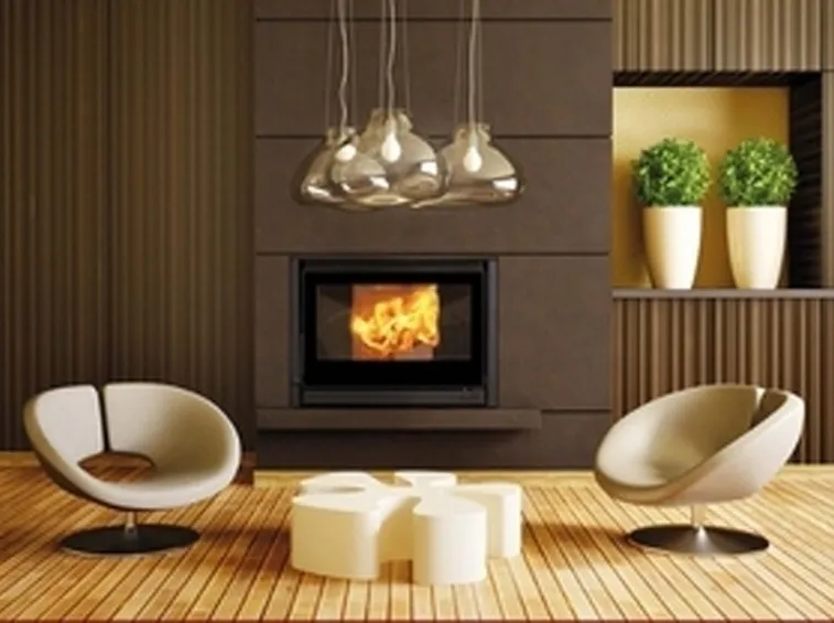 Stufa a pellet ad incasso