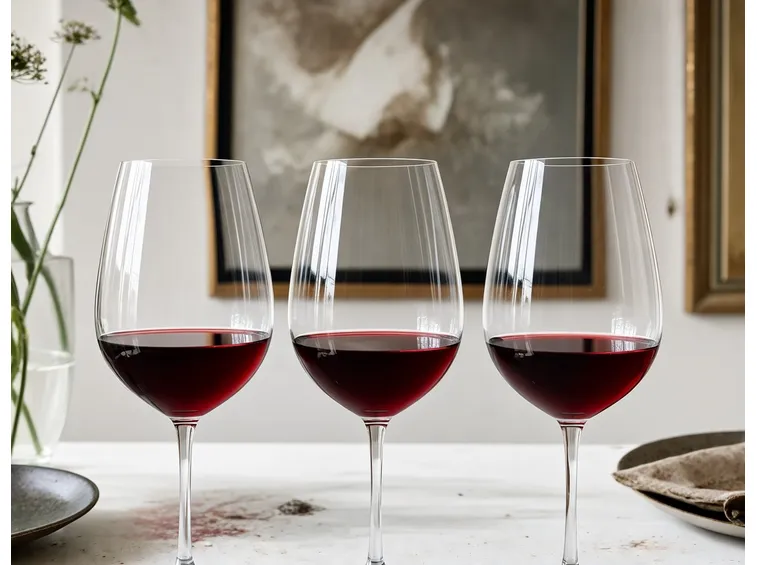Servizio di bicchieri da vino